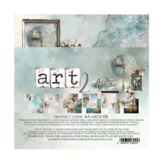 Art 2 Scrapbooking Kağıt Seti, 20 × 20 cm