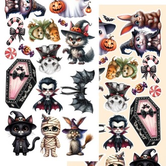 Scrapbooking Kağıdı seti “Trick or Treat – Happy Halloween”