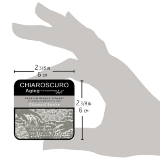 Chiaroscuro Aging Ink Pad – Charcoal Smoke PKA115