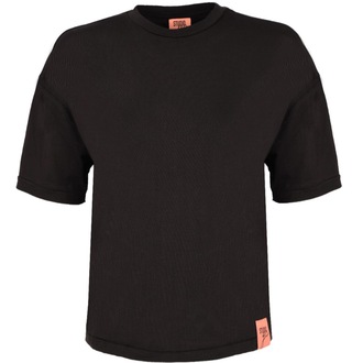 Zubenal Siyah Oversize Basic T-shirt (L/XL Beden)