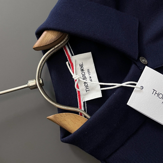 Thom Browne Short-Sleeve Polo T-Shirt