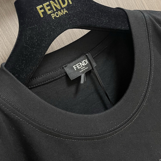 Fendi Sponge Appliqué Crew Neck Short-Sleeve T-Shirt