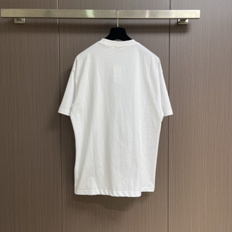 Balenciaga Splatter Embroidery Short-Sleeve T-Shirt