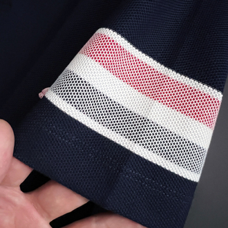 Thom Browne Short-Sleeve Polo T-Shirt