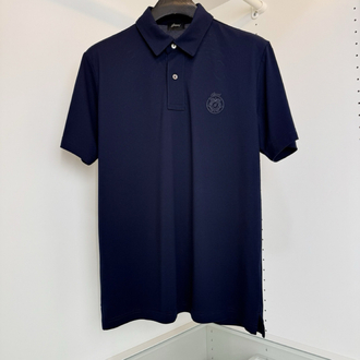 Brioni two-button collared short-sleeved polo shirt