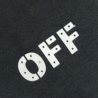 Off-White printed logo casual shorts