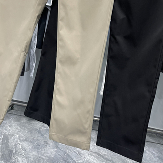 Prada Technical Twill Cotton Drawstring Casual Pants