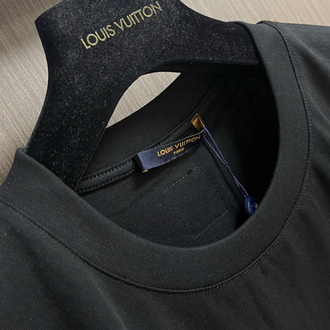 Louis Vuitton Gradient Embossed Crew Neck Short-Sleeve T-Shirt