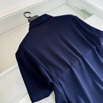 Brioni two-button collared short-sleeved polo shirt