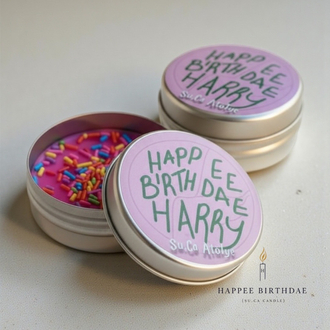Hapee Birtdae Harry Candle