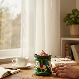 Christmas Carousel Candle