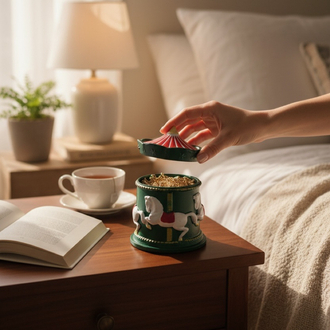 Christmas Carousel Candle