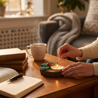 Kokina Hearth Candle
