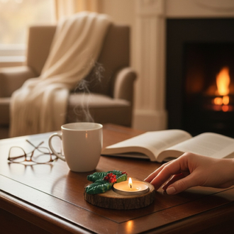 Kokina Hearth Candle