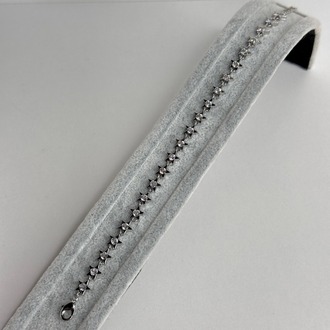 Yıldızlı Taşlı Silver Bileklik