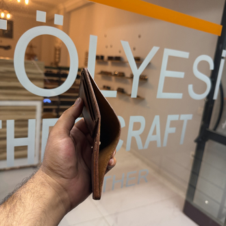 SUENS CRAFT LEATHER Nakit kısımlı cüzdan