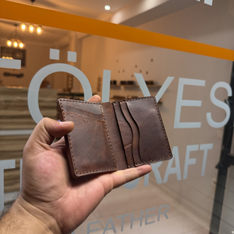 SUENS CRAFT LEATHER Nakit kısımlı cüzdan