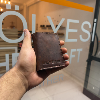 SUENS CRAFT LEATHER Nakit kısımlı cüzdan