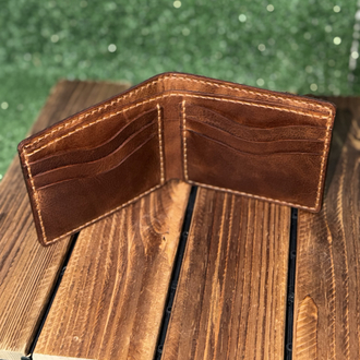 SUENS CRAFT El Yapımı Gerçek Deri Klasik Erkek Cüzdanı