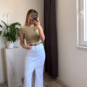 YUMUŞACIK DOKULU BLUZ