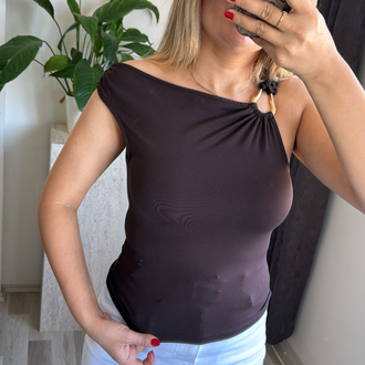 YUMUŞACIK ACI KAHVE BLUZ
