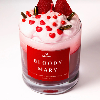 Bloody Mary Kokteyl Görünümlü Dekoratif Mum