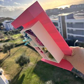 Pembe çiçek otomatı 
