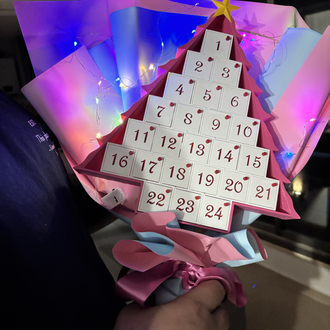 Advent calendar buket 