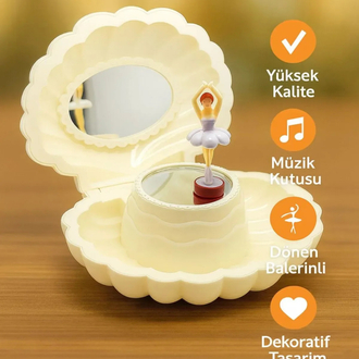 Balerinli Müzikli Dönen Müzik kutusu 