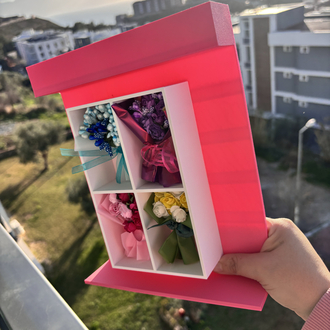 Pembe çiçek otomatı 