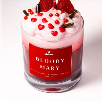 Bloody Mary Kokteyl Görünümlü Dekoratif Mum