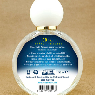 Sultan Râyihân Alkolsüz Mandarin Itırı 50ML (Parfüm Alternatifi)
