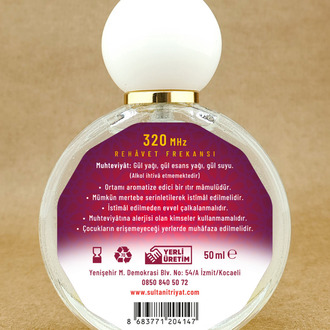 Sultan Râyihân Alkolsüz Gül Itırı 50ML (Parfüm Alternatifi)