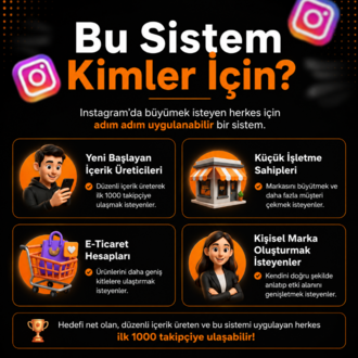 Instagram Büyüme Sistemi 2026 | 30 Günlük Adım Adım Büyüme Planı