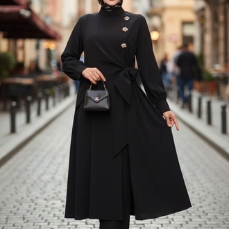 kubra ipek pantalon tunik takimimiz 
