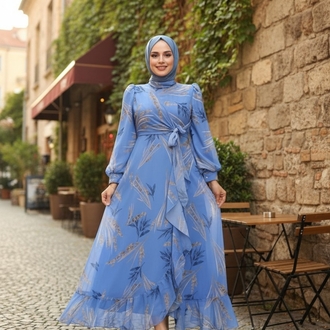 yaz şifon elbisemiz 