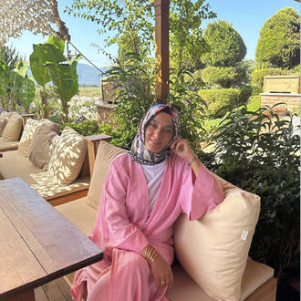 Uzun Kimono Takım Şeker Pembe