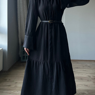 Tiril Elbise Siyah