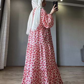 Kiraz Mevsimi Premium Elbise