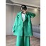 Blazer ceket takım yeşil