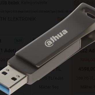 64 GB hafıza kartı