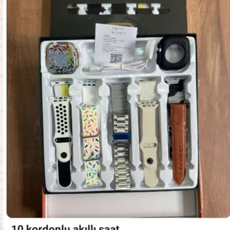 10 kordonlu akıllı saat