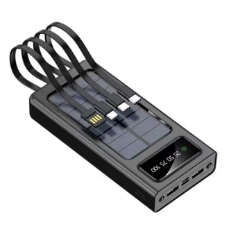 4 kablolu 20.000 lik güneş enerjili powerbank 