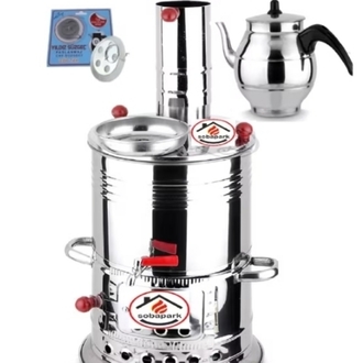 semaver +çaydanlık seti 