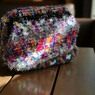 Winter Blend Knit Clutch