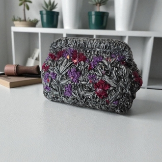 Nakış Detay El Yapımı Clutch