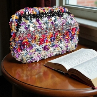 Winter Blend Knit Clutch