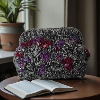 Nakış Detay El Yapımı Clutch