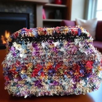 Winter Blend Knit Clutch
