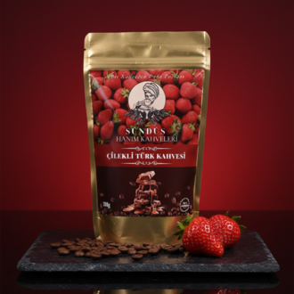ÇİLEKLİ TÜRK KAHVESİ 200 G